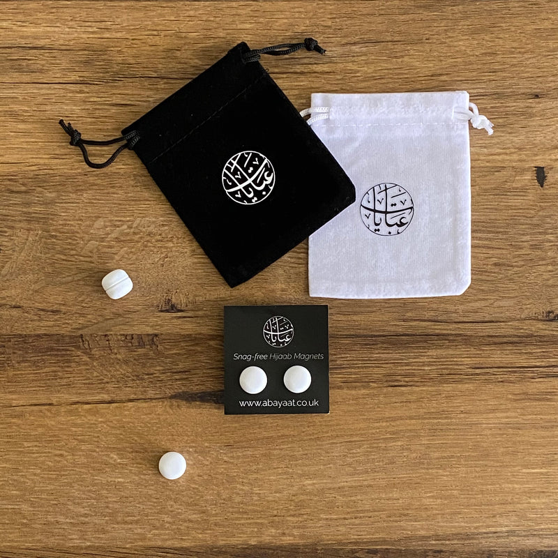 Magnetic Hijaab Pin [Matte White]